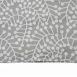 Постельное белье серого цвета с рисунком 200х220 см Blossom Essence варинант исполнения - 2 | Loft Concept в Кирове