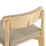 Барный стул из массива ясеня Elegant Ash Shape варинант исполнения - 1 | Loft Concept в Кирове