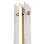 Торшер с прямоугольным плафоном с эффектом морозного стекла Freezing варинант исполнения - 4 | Loft Concept в Кирове