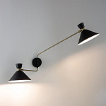 Бра с 2-мя поворотными плафонами Davy Duo Wall Lamp варинант исполнения - 6 | Loft Concept в Кирове