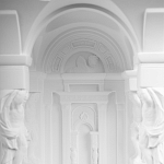 Встраиваемый в стену гипсовый светильник под покраску с колоннами и арками в античном стиле Antiquity Athena варинант исполнения - 10 | Loft Concept в Кирове