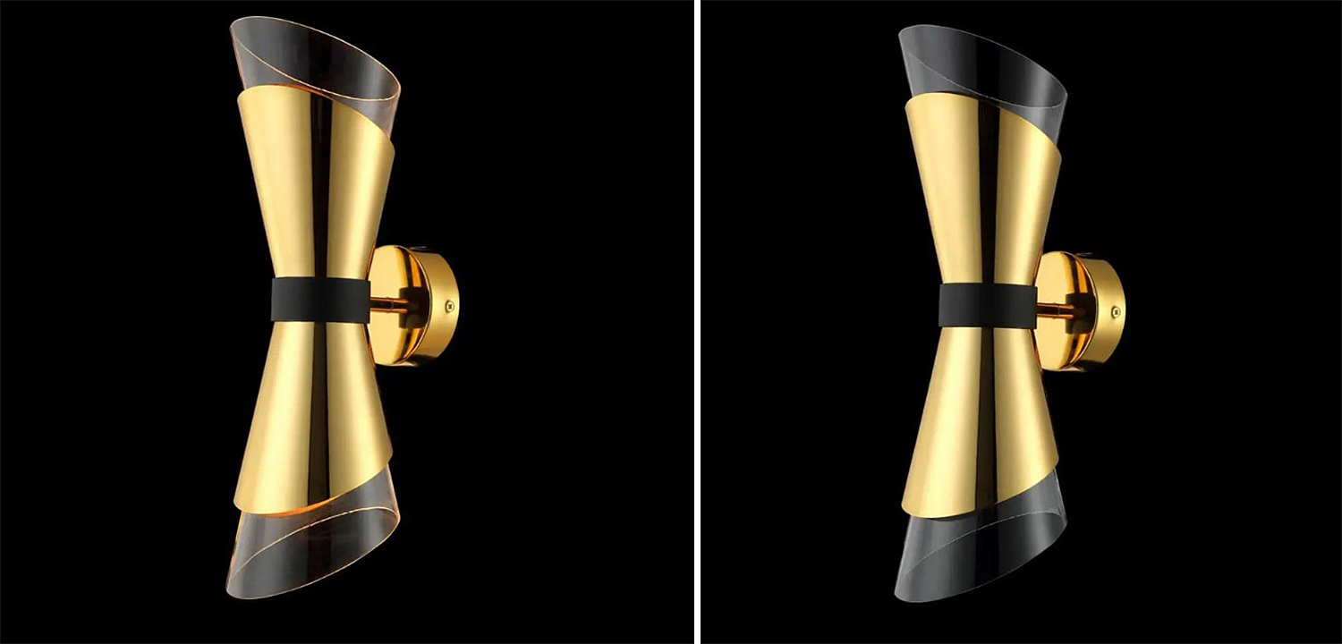 Бра Edson Gold Wall Lamp Бра Edson Gold Wall Lamp - Loft-Concept в Кирове