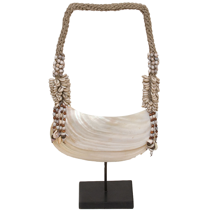 Этническое украшение пояс из ракушек на подставке Aboriginal Pearl Shell Belt Бежевый Перламутровый Черный Этническое украшение пояс из ракушек на подставке Aboriginal Pearl Shell Belt Бежевый Перламутровый Черный в Кирове | Loft Concept
