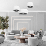 Подвесной светильник с круглым рельефным абажуром Sergey Makhno варинант исполнения - 6 | Loft Concept в Кирове