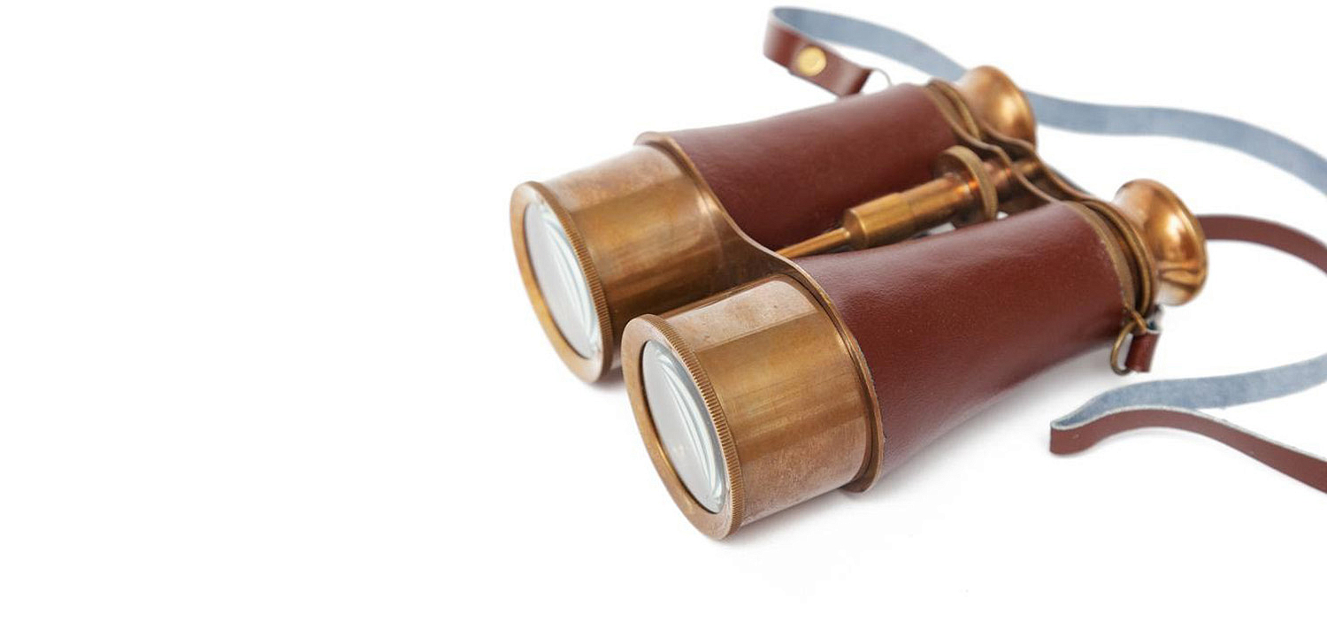 Винтажный бинокль в подарочной коробке Victorian Era Brass Binoculars - Loft-Concept в Кирове