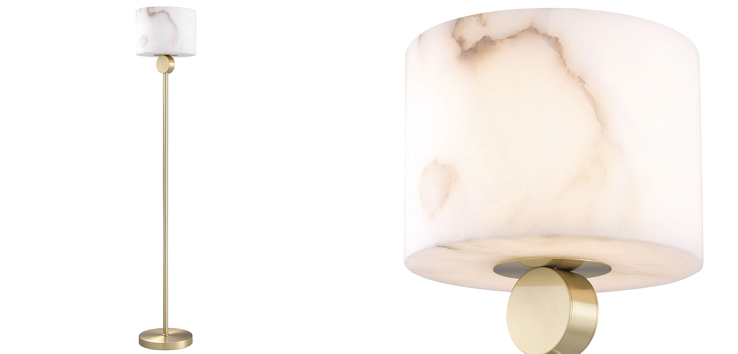 Торшер Eichholtz Floor Lamp Etruscan Brass Торшер Eichholtz Floor Lamp Etruscan Brass - Loft-Concept в Кирове