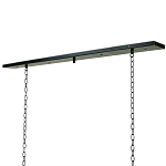 Люстра прямоугольная с 4-мя прозрачными цилиндрическими плафонами  Stamped Cylinders варинант исполнения - 2 | Loft Concept в Кирове