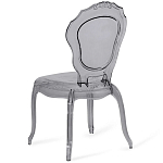Прозрачный стул серый LOUIS GHOST CHAIR Grey варинант исполнения - 7 | Loft Concept в Кирове