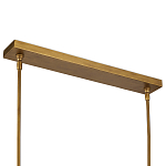 Люстра линейная полукруглой формы Wooden Horseshoe варинант исполнения - 5 | Loft Concept в Кирове