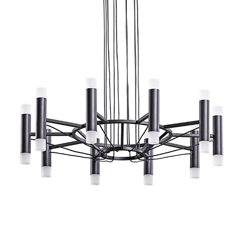 Люстра светодиодная lamp Infinity Белый Черный Люстра светодиодная lamp Infinity Белый Черный в Кирове | Loft Concept