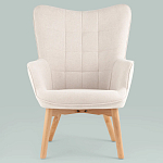 Белое кресло на ножках из массива CORDELIA варинант исполнения - 3 | Loft Concept в Кирове