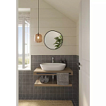 Зеркало круглое с асимметрией Light Reflection варинант исполнения - 2 | Loft Concept в Кирове