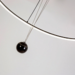 Светодиодная люстра Black LED Circle and Ball Lamp варинант исполнения - 6 | Loft Concept в Кирове