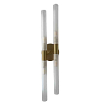 Бра с двумя цилиндрическими матовыми плафонами на круглом основании Delta Light варинант исполнения - 1 | Loft Concept в Кирове