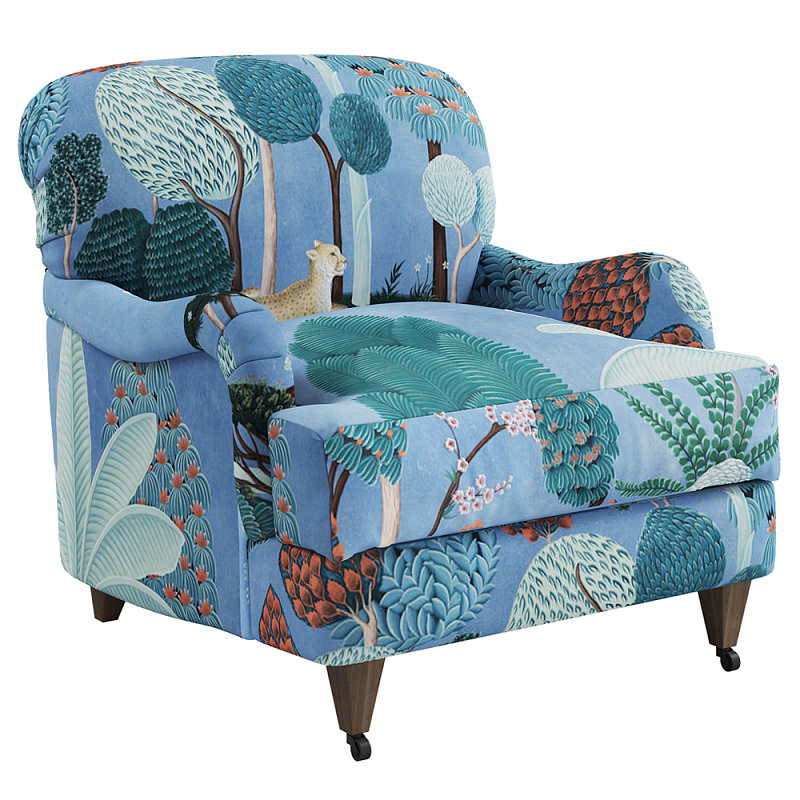 Дизайнерское классической формы на колесиках Trumann Armchair Дизайнерское классической формы на колесиках Trumann Armchair в Кирове | Loft Concept