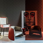 Гипсовая 3D Панель M-18 варинант исполнения - 1 | Loft Concept в Кирове