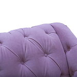 Кушетка фиолетовая с мягкой обивкой из велюра Michael Couch варинант исполнения - 4 | Loft Concept в Кирове