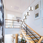 Подвесной светильник со стеклянным плафоном Inner Gleam Globe black  варинант исполнения - 4 | Loft Concept в Кирове