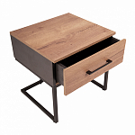 Тумба прикроватная с ящиком в стиле лофт Urban Style Space варинант исполнения - 2 | Loft Concept в Кирове