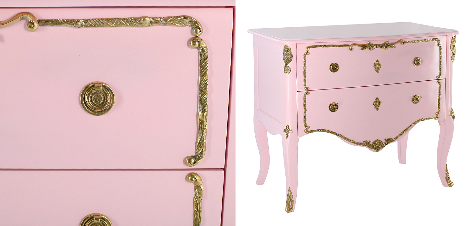 Комод в стиле рококо L.XV CHEST OF DRAWERS Rosamel Розовый Комод в стиле рококо L.XV CHEST OF DRAWERS Rosamel Розовый - Loft-Concept в Кирове