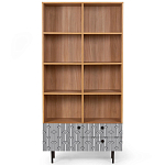 Широкий стеллаж с принтом Elise Rack варинант исполнения - 4 | Loft Concept в Кирове