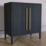 Современный Буфет Primo с 2 дверцами Черный дуб варинант исполнения - 2 | Loft Concept в Кирове