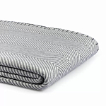 Плед из шерсти мериноса серого цвета 130×180 см Gray Waves варинант исполнения - 2 | Loft Concept в Кирове