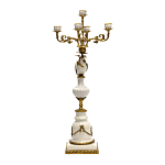 Подсвечник белый Попугай из фарфора с бронзовыми элементами Eden Garden варинант исполнения - 2 | Loft Concept в Кирове