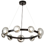 Светодиодная кольцевая люстра IONA Сhandelier black варинант исполнения - 2 | Loft Concept в Кирове