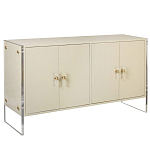 Комод бежевый на прозрачных боковых ножках Stingray Beige Dresser варинант исполнения - 1 | Loft Concept в Кирове
