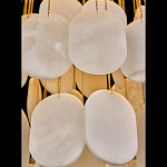 Люстра с овальными подвесками из натурального камня Spatial Composition варинант исполнения - 4 | Loft Concept в Кирове