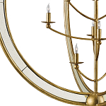 Люстра круглая с состаренными зеркальными элементами на корпусе Sample of Purity варинант исполнения - 1 | Loft Concept в Кирове