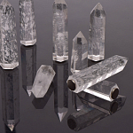 Люстра с двумя кольцами черного цвета с хрустальными элементами QUARTZ CRYSTAL варинант исполнения - 13 | Loft Concept в Кирове