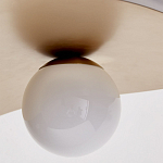 Люстра круглая с 2-мя металлическими абажурами Andromeda варинант исполнения - 3 | Loft Concept в Кирове