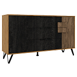 Комод с 3-мя ящиками и дверцей Stone Effect варинант исполнения - 2 | Loft Concept в Кирове