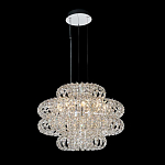 Люстра круглая с россыпью хрусталя Perfection of Diamonds варинант исполнения - 1 | Loft Concept в Кирове