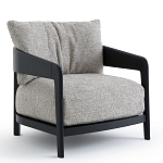 Кресло с каркасом из массива ясеня Deniaud Ash Grey Armchair варинант исполнения - 7 | Loft Concept в Кирове