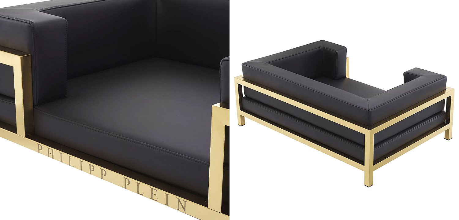 Лежанка для домашних животных Philipp Plein Dogbed High Conic XL Gold Лежанка для домашних животных Philipp Plein Dogbed High Conic XL Gold - Loft-Concept в Кирове