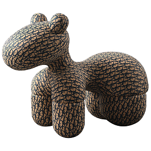 Детское дизайнерское кресло Pony Chair Dior Beige