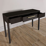 Элегантная Консоль Primo с выдвижным ящиком Темный орех варинант исполнения - 5 | Loft Concept в Кирове