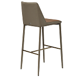 Стул барный с терракотовой обивкой из экокожи Spectacular High Chair варинант исполнения - 2 | Loft Concept в Кирове