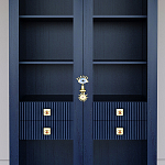 Дизайнерский шкаф витрина Elsa Dreams Blue с 4-мя ящиками варинант исполнения - 2 | Loft Concept в Кирове