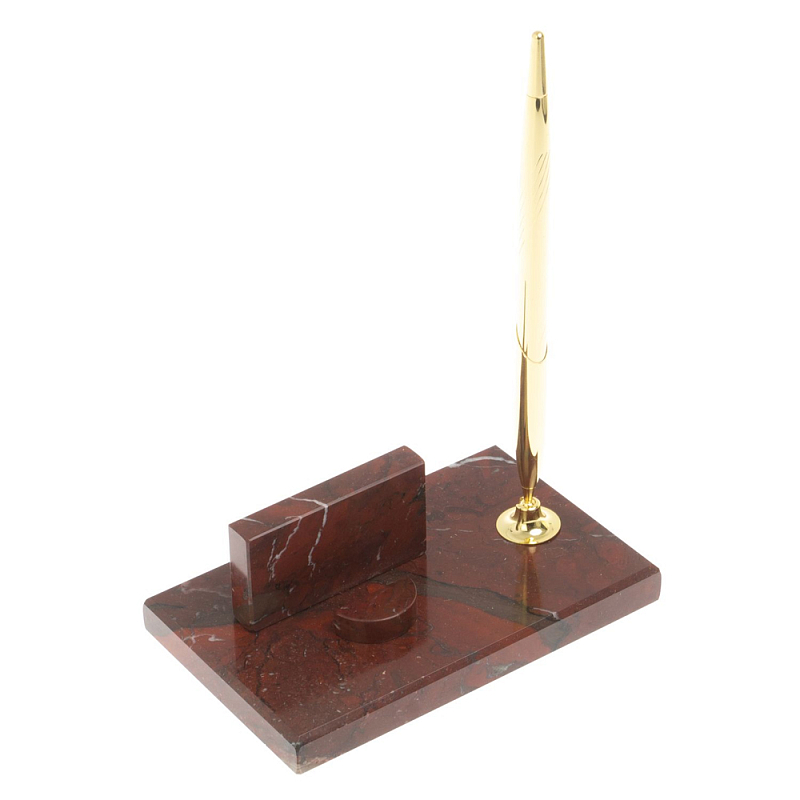 Подставка для телефона с ручкой из натурального камня креноид Natural Stone Stand Креноид Золотой Подставка для телефона с ручкой из натурального камня креноид Natural Stone Stand Креноид Золотой в Кирове | Loft Concept