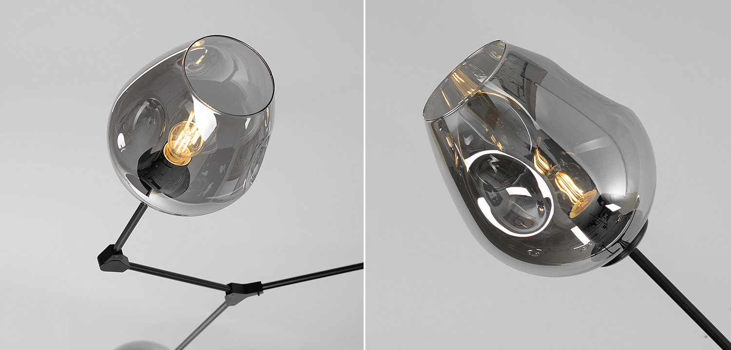 Люстра Branching Bubble Chandelier 7 Black Люстра Branching Bubble Chandelier 7 Black - Loft-Concept в Кирове