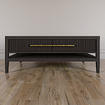 Кофейный стол Primo с двумя ящиками Темный орех варинант исполнения - 2 | Loft Concept в Кирове