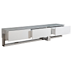 Тумба под телевизор со стеклянным фасадом Modern TumbvTV варинант исполнения - 2 | Loft Concept в Кирове