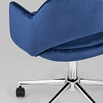 Кресло для компьютерного стола Veloury Blue варинант исполнения - 8 | Loft Concept в Кирове