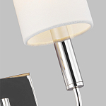 Бра с прямоугольным основанием и 2-мя белыми цилиндрическими льняными абажурами Feiss варинант исполнения - 2 | Loft Concept в Кирове