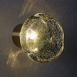 Бра с круглым плафоном из прозрачного стекла с пузырьками воздуха Effervia  варинант исполнения - 8 | Loft Concept в Кирове