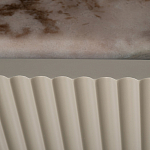 Тумба под телевизор серая с мраморной столешницей Uniqueness Marble варинант исполнения - 4 | Loft Concept в Кирове